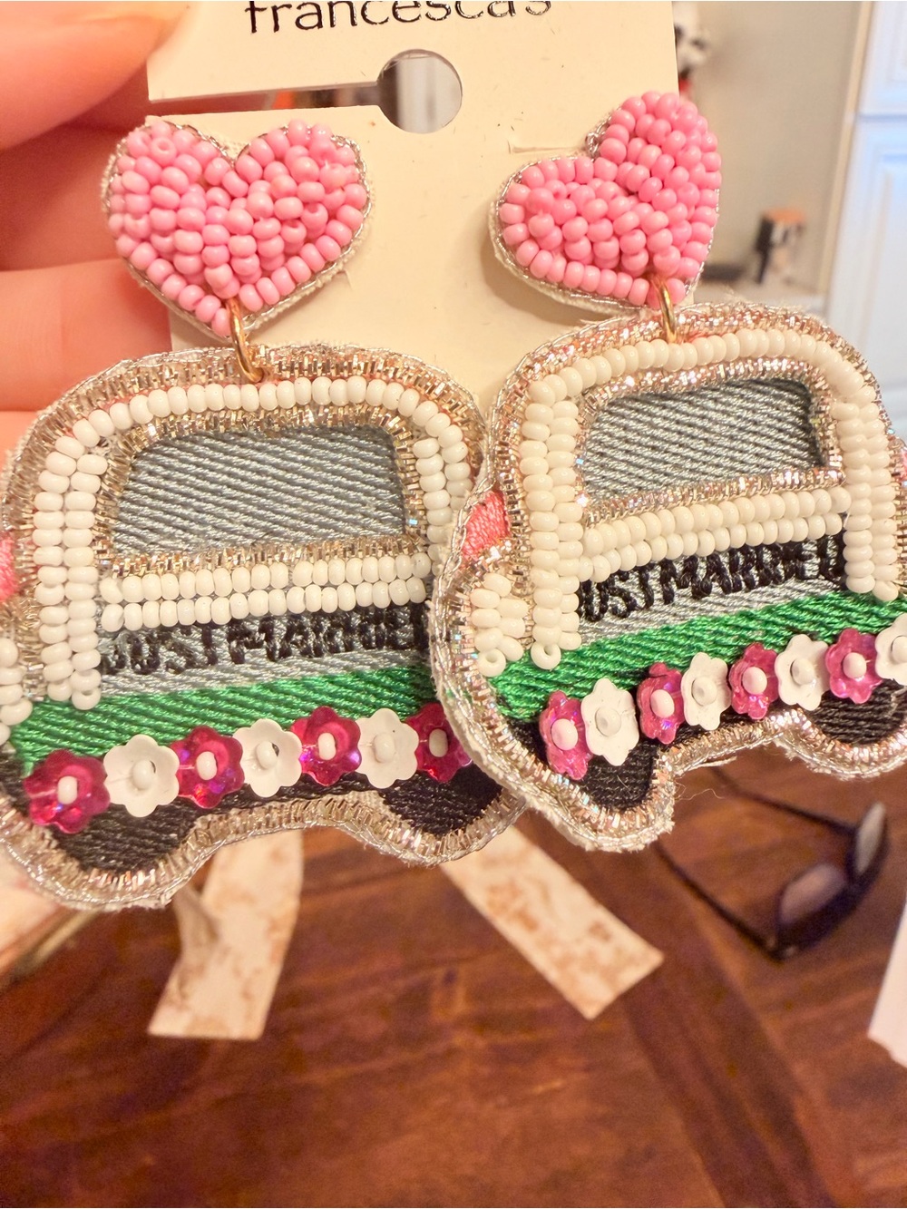 Francesca's Pink Stud Earring Backs